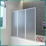 Ashata pare baignoire � 3 volets r�tractables 117 x 120 cm - fhe140784
