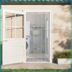 Ashata rideau de porte transparent 200 mmx16 mm 10 m pvc - fhe153857