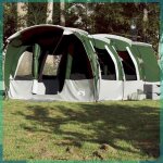 Ashata tente familiale tunnel 8 personnes vert impermable - fhe94749