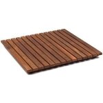 Asinox tek4a5050 caillebotis de douche bois marron 50 x 50 x 4 cm Asinox tek4a5050 caillebotis de douche bois marron 50 x 50 x 4 cm