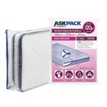 Ask pack housses de protection pour matelas avec fermeture clair anchor - idales pour le stockage et ...