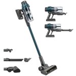 Aspirateur balai 2 - en - 1 sans fil - h. koenig upx32 - 30000 pa - 50 min - 08 l - bleu