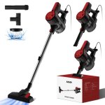 Aspirateur balai 600w puissant sans sac aspirateur balai filaire 5 en 1 avec cble de 5m aspirateur anti ...