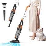 Aspirateur balai filaire 2 en 1 puissant? 600w / 22kpa - yoimoimo - filtre hepa sans sac(c�ble 6 m)