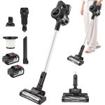 Aspirateur balai sans fil 30000pa / 300w - multifonctions 6 en 1 - dayplus aspirateur sans sac - 2x 3. ...