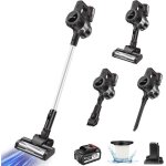 Aspirateur balai sans fil 30000pa / 300w - multifonctions 6 en 1 - dayplus aspirateur sans sac - autonomie ...