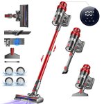 Aspirateur balai sans filaspirateur sans fil 55000pa / 500wautonomie 65 minfiltration en 7 tapes18 l ...