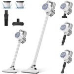 Aspirateur balai sans fil s6proaspirateur sans fil puissant 30kpa avec 30min dautonomie4 en 1 aspirateur ...