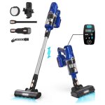 Aspirateur balai sans fil - yisora - v12 - 50 kpa - 55 min - filtre haute efficacit�