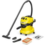 Aspirateur eau et poussi�res - k�rcher - wd 4 p v - 20 / 5 / 22 - 1000w - 20l - flexible 22m