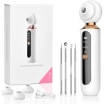 Aspirateur extracteur de points noirs de pores avec loupe et led �limination des points noirs 3 sondes ...