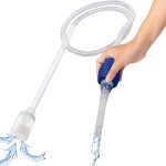 Aspirateur de gravier pour aquarium pour changement deau kit de nettoyage et de changement deau par siphon ...