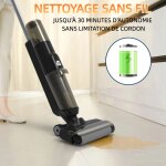 Aspirateur lavant balai - autrement - intelligent - sans fil - 650ml - hepa
