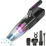 Aspirateur à main puissant sans fil 9000 pa uplayteck petit aspirateur laveur portable avec led pour ... Aspirateur à main puissant sans fil 9000 pa uplayteck petit aspirateur laveur portable avec led pour ...