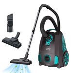 Aspirateur sans sac 22 kpa - 1800w / 4l - filtration haute performance - silencieux - cordon de 5 m - ...
