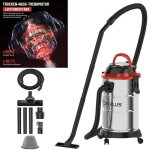 Aspirateur - aspirateur sans sac wet & dry aspirateur steel - 20 l - 1500 w - aspiration et soufflage ...