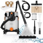 Aspirateur shampouineuse zeegma zonder wash - 1400 w - filtre � eau + 3 x extra sacs