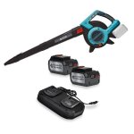 Aspirateur et souffleur de batterie de jardin 2 en 1 ks lbv - 40v avec deux batteries et un chargeur ...
