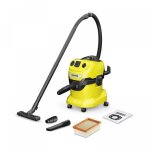 Aspirateur traineau karcher - 1. 628 - 272. 0 - krcher wd 4 p v - 20 / 5 / 22 - noir, jaune 20 l 1000 ...