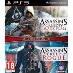 Assassins creed 4 : black flag + assassins creed rogue jeux ps3 Assassins creed 4 : black flag + assassins creed rogue jeux ps3