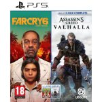 Assassins creed valhalla + far cry 6 - jeu ps5 - compilation