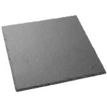 Assiette en ardoise carr�e - 30x30cm