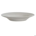 Assiette creuse - dkd home decor - lot de 4 - porcelaine - blanc - non compatible micro - ondes
