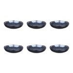 Assiette creuse iris 225cm - 6 pices - bleu nuit