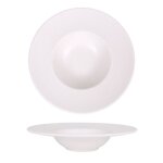 Assiettes dena rondes de 6 pices creuses en porcelaine blanche plat de service pour soupe entres et ...