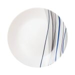 Assiette dessert 18 cm - athenais - arcopal bleu