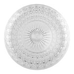 Assiette  fruits ronde transparente multifonctionnelle pc gteau bonbons collations plat vaisselle plateau ...