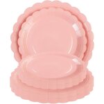 Assiette jetable - kal - assiettes jetables carton papier 17. 8cm 25pi�ces & 22. 8cm 25pi�ces vaisselle ...