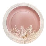 Assiettes pampa rose blush 22cm x10
