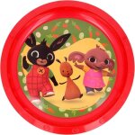 Assiette plate - bing - 21 cm - mélamine - rouge - enfant Assiette plate - bing - 21 cm - mélamine - rouge - enfant
