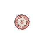 Assiette plate faustine 26cm en porcelaine rose - selef nova styl