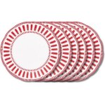Assiette plate napoli rouge 27 cm (lot de 6) - table passion