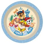 Assiette plate - pat patrouille - 21 cm - m�lamine - compatible lave - vaisselle - enfant