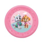 Assiette plate - pat patrouille - 21 cm - mélamine - rose - compatible lave - vaisselle Assiette plate - pat patrouille - 21 cm - mélamine - rose - compatible lave - vaisselle