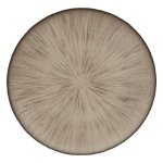 Assiette plate de pr�sentation gloria d. 33cm champagne - atmosphera cr�ateur dint�rieur