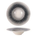 Assiettes rondes de 6 pices ema plat de prsentation creuses pour soupe ptes et desserts en porcelaine ...