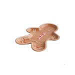 Assiette de service gingerbreadboy beige 25 x 30 x 22 cm home & you decoration noel interieur parfaites ...