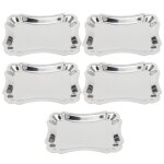 Assiettes de service rectangulaires 5 pices bordure dentelle format s plateau  snacks et torchons design ...