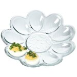 Assiette � ?ufs - kadax - 215 cm - verre - compatible lave - vaisselle - design esth�tique