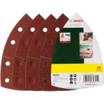 Assortiment de 25 disques abrasifs bosch - pour ponceuses multi grain 40 / 80 / 120 / 180