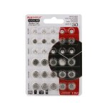 Assortiment de 30 piles pour montres calculatrices fujienergy
