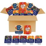Assortiment de 75 barquettes de pte  tartiner & confiture st mamet + miel portions individuelles pour ...