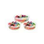 Assortiment de confiseries haribo dans un tubo pratique de 150g. x6