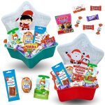 Assortiments de gourmandises dans 2 boites etoile biscuits & confiseries le cadeau parfait pour un goter ...