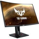 Asus moniteur led tuf gaming vg27vq cran plat de pc 686 cm (27) 1920 x 1080 pixels full hd incurv noir ...