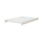 At4 - grand plan  langer en bois amovible avec matelas essentiel blanc -